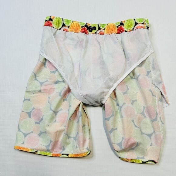 Johnnie-O Size Med Bridgetown Lemonade Board Short Swim Trunks 8.5 In $85 Orange - Picture 11 of 14